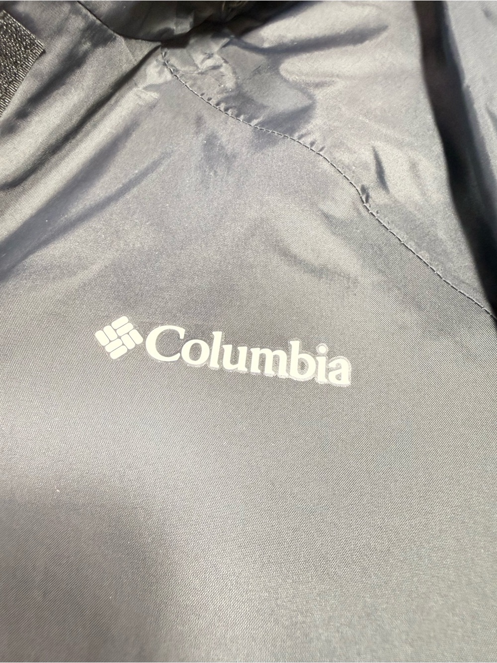 Columbia Midnight Blue Hooded Waterproof Shell Jacket - Picture 10 of 16